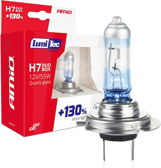 Халогенна Крушка H7 12v 55w Lumitec Limited +130% Duo 4300k