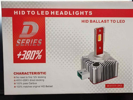 Φώτα Yao Mw30 Led Hid Xenon To Led D1s Sunlight Canbus 2 Τεμάχια