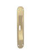 Convex 101 Door Flush Handle with Key Hole Gold 35mm 101PSTS05S05