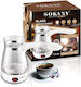 Sokany Ηλεκτρικό Μπρίκι 600W με Χωρητικότητα 400ml Λευκό