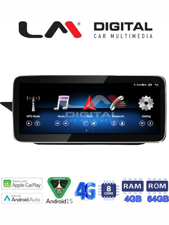 LM Digital Ηχοσύστημα Αυτοκινήτου για Mercedes-Benz E Class 2009 > 2012 (Bluetooth/USB/WiFi/GPS/Apple-Carplay/Android-Auto)
