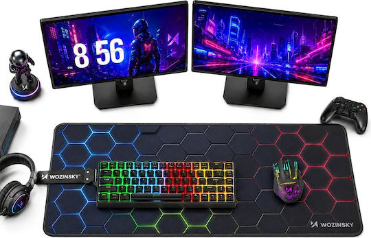 Wozinsky WPD-B800 Gaming Mouse Pad XXL (800mm) with RGB Lighting Black