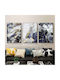 Leinwand Wandposter Ohne Rahmen 3x 60x90cm Marmor Muster