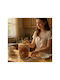 SteweHome Set of 2 Pieces Glass White Cereal Jars with Airtight Lid 600ml