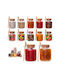 SteweHome Set of 6 General Use Glass White Jars with Cork 250ml