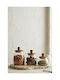 SteweHome Set of 3 Coffee Tea Jars with Wooden Transparent Lid 500ml