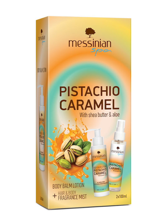 Messinian Spa Туристически Комплект Фъстък Карамел за Хидратация Messinian Spa Туристически Комплект Фъстък Карамел за Хидратация
