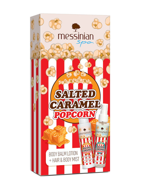 Messinian Spa Туристически Комплект Salted Caramel Popcorn за Хидратация Messinian Spa Туристически Комплект Salted Caramel Popcorn за Хидратация