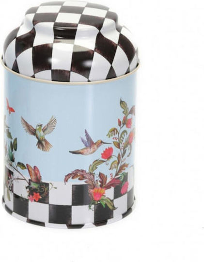 SteweHome Metallic White Spice Jars 6 Pieces