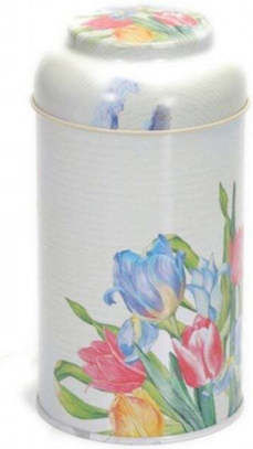 SteweHome Spice Jar Metallic White