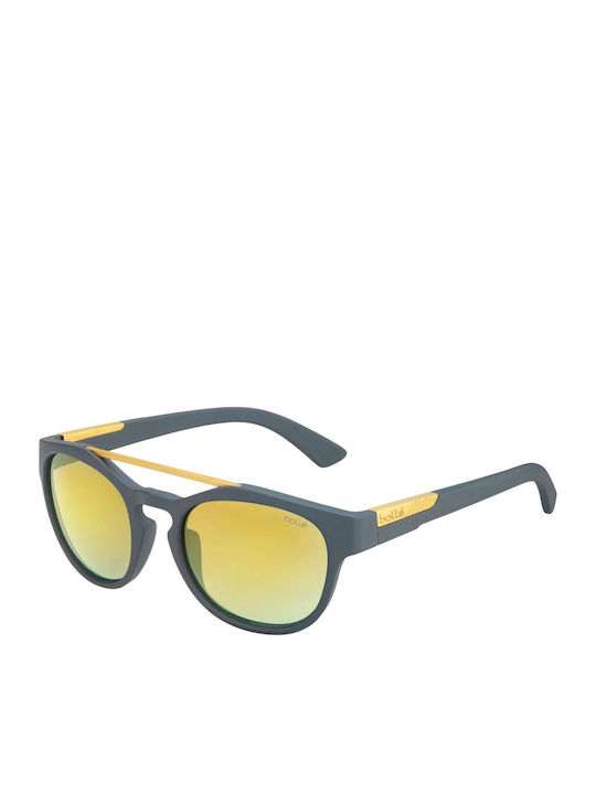 Bolle 135 Unisex Sonnenbrillen mit Grauem Rahme...