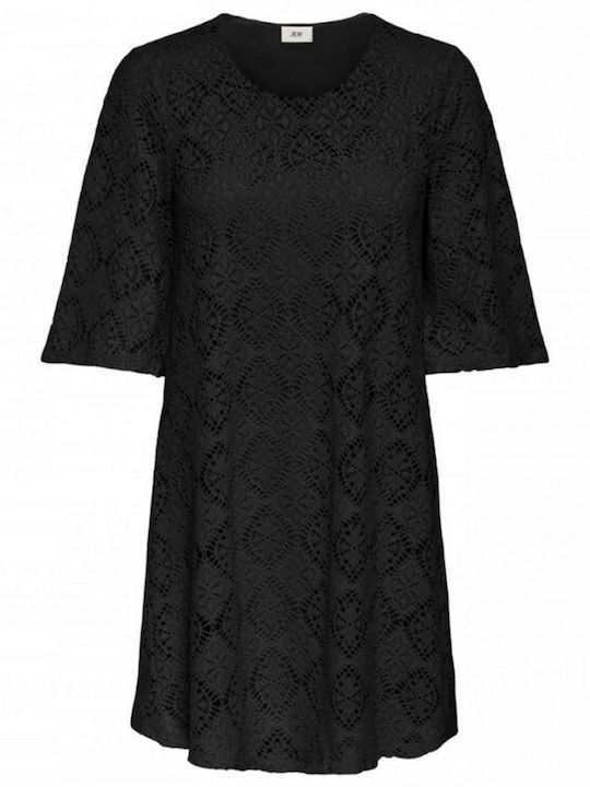 Sommer Mini Damenkleid Schwarz