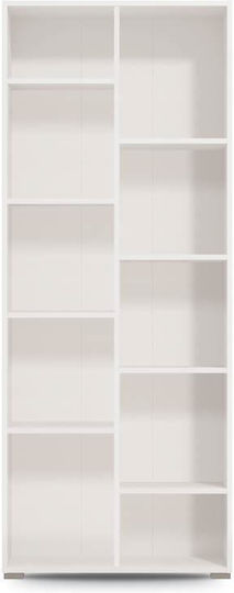 Βιβλιοθήκη Δαπέδου Μεταλλική Λευκή 70x33x177cm Βιβλιοθήκη Δαπέδου Μεταλλική Λευκή 70x33x177cm