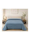Linea Home Beverly Κουβέρτα Πικέ Μονή 160x220εκ. Πετρολ