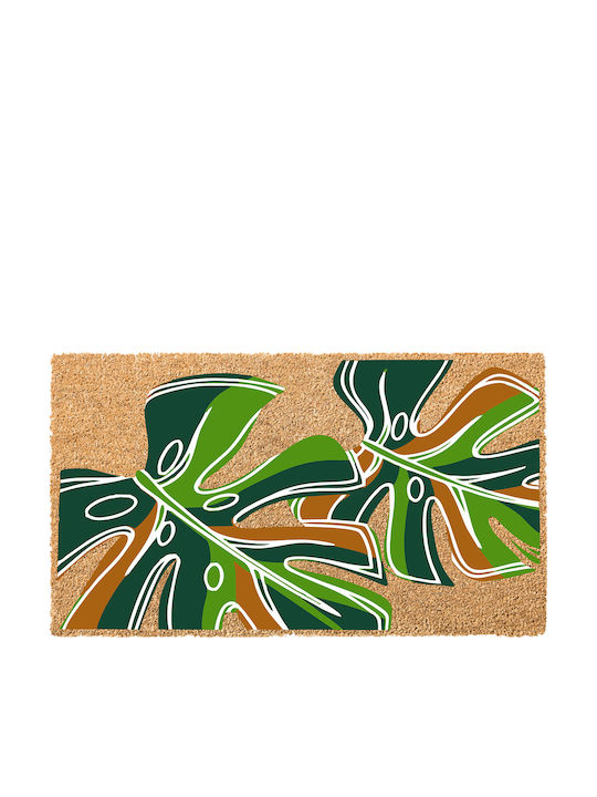 Velcoc Coconut Fiber Doormat with Non-Slip Back...