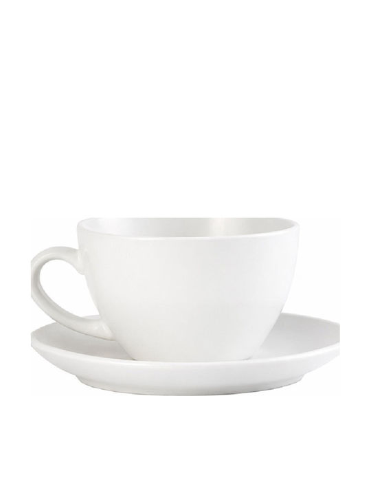 Espiel Morgan Morgan Cup Cappuccino from Porcelain White 400ml