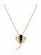 Arteon Necklace From Gold Plated Silver Blue