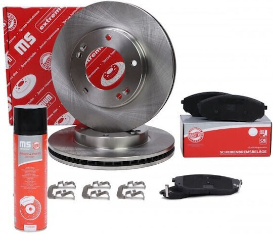 Set discuri și plăcuțe de frână față Kia Sorento I 517123e000