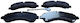 Front Brake Pads Mitsubishi Canter 3.0d 05-10 Gdb3645