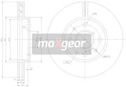 Disc De Frână Daihatsu Față Materia Sirion 1.0-1.5 05 Di-617