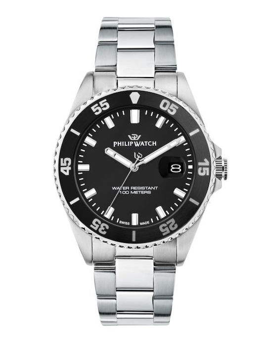 Philip Watch Caribe Sport Ceas Bărbați 42mm Bat...
