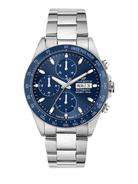 Philip Watch Caribe Ceas Barbati 42mm Baterie A...