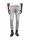 Skater Pantaloni de Blugi pentru Bărbați Elastic cu Fit Slim Gri