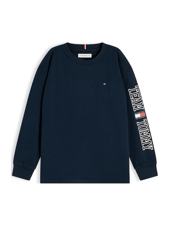 Tommy Hilfiger Детски суичър Тъмносин
