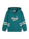 Kinder-Sweatshirt Petrol Blau