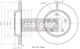 Volkswagen Bremsscheibe Zurück A8 1996-1999 269x20mm A100 1985-1990 92037100