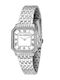 Karl Lagerfeld Womens Watch Battery with Silver Metal Bracelet