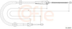 Handbrake Cable Renault Kangoo Ii 08 Left Right 8200935172 Handbrake Cable Renault Kangoo Ii 08 Left Right 8200935172