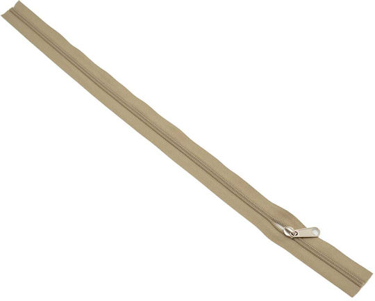 Handibrand Beige Metal Sewing Zipper