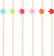 Party Picks Blumenartige Bunte 25 Stück