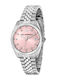 Karl Lagerfeld Womens Watch 32mm Battery with Silver Metal Bracelet