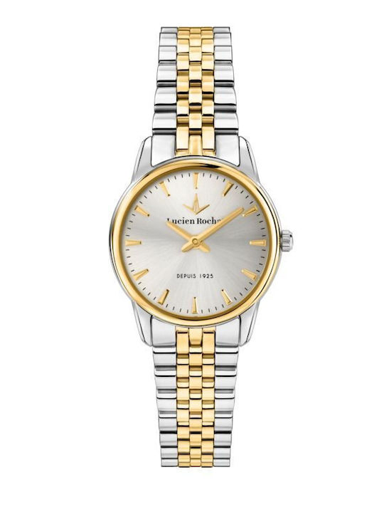 Lucien Rochat Womens Watch 28mm Battery With Silver Metal Bracelet