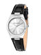 Karl Lagerfeld Women's Watch 30mm Battery with Black Leather Strap