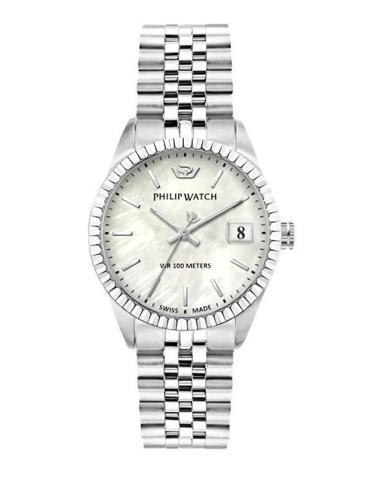 Philip Watch Women's Watch 35mm Battery with Silver Stainless Steel Bracelet