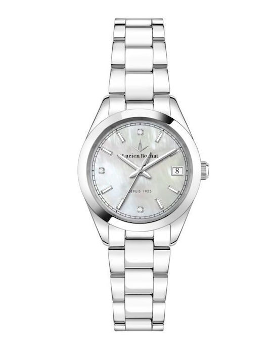 Lucien Rochat Womens Watch 32mm Battery With Silver Metal Bracelet