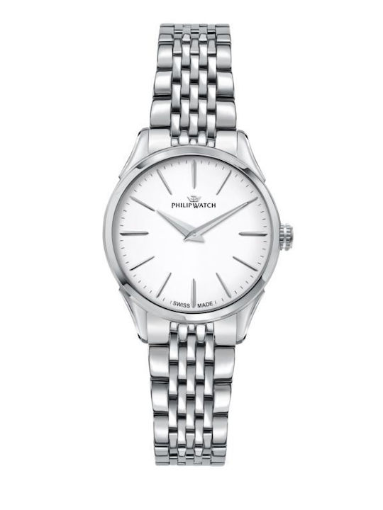 Philip Watch Women's Watch 32mm Battery with Silver Stainless Steel Bracelet
