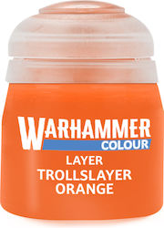 Games Workshop Model Making Paint Colour Trollslayer Orange 12ml Games Workshop Model Making Paint Colour Trollslayer Orange 12ml