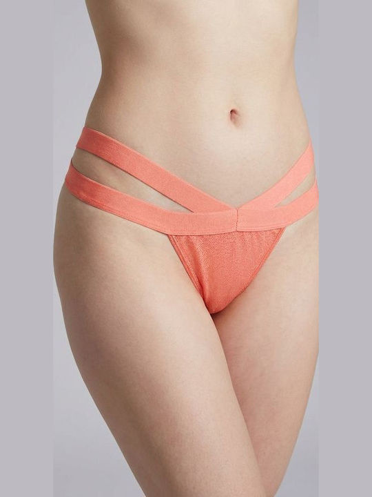 Milena by Paris Women's String 2Pack Coral 0069...