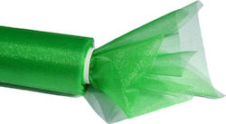 Decorative Organza 48 Cm 1 Roll Green