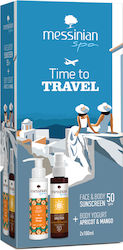 Messinian Spa Time To Travel Set De Creme De Protecție Solară 2 Bucăți Messinian Spa Time To Travel Set De Creme De Protecție Solară 2 Bucăți