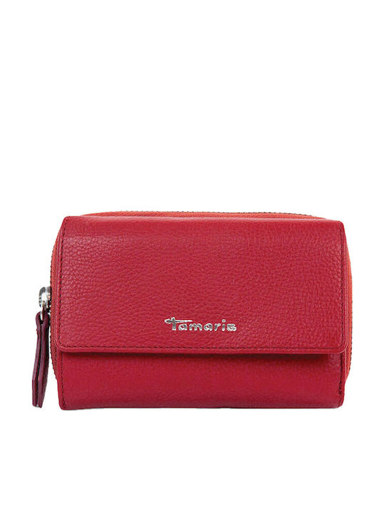 Tamaris Small Leather Women's Wallet Red