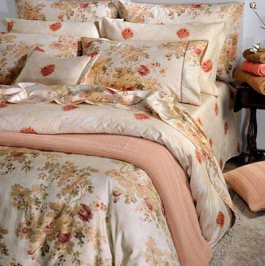 Down Town Home Set Cearceafuri de Pat Single 175x255cm Somon (3 Buc)