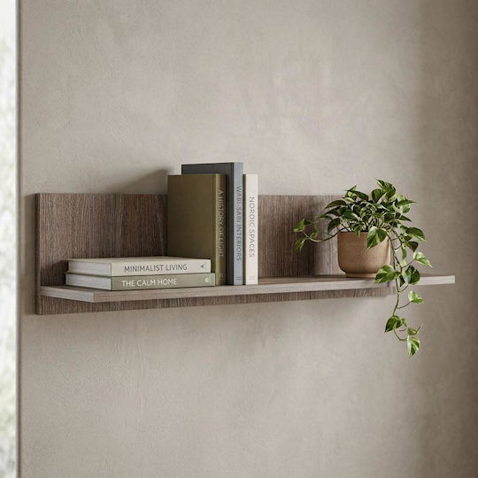 Wandregal Lumina 120 Tobacco 120x24x20cm