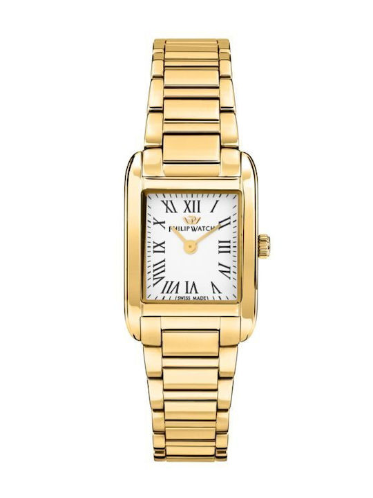 Philip Watch Women's Battery Watch with Gold St...