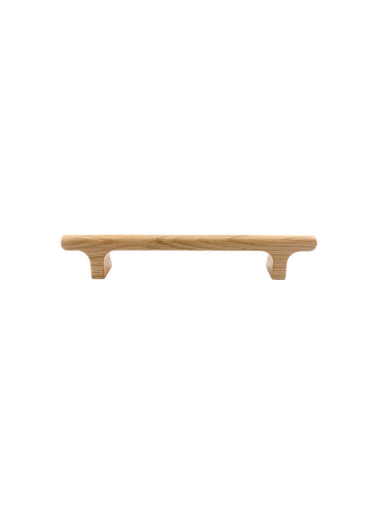 Viefe Furniture Handle Made of Oak Wood with Hole Centers 160mm 0681160W16
