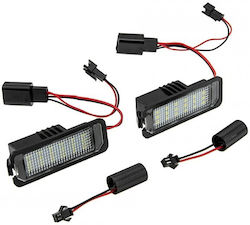 NTY Kennzeichenbeleuchtungen LED für Volkswagen Amarok Golf Passat Porsche Cayenne NTY Kennzeichenbeleuchtungen LED für Volkswagen Amarok Golf Passat Porsche Cayenne